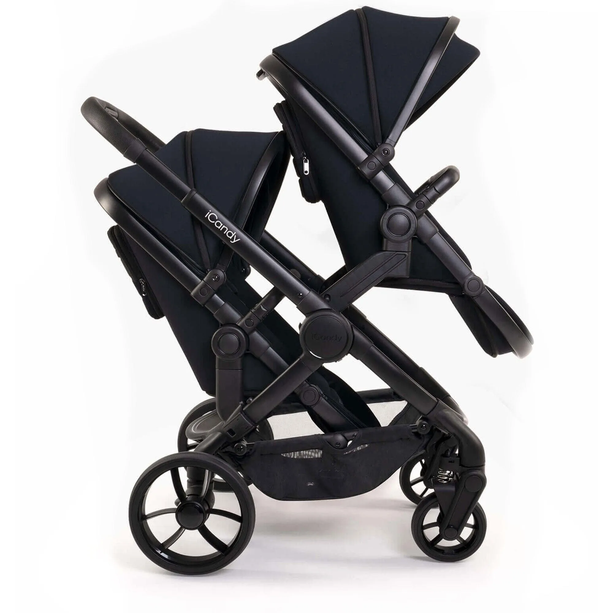 iCandy Peach 7 Twin Maxi-Cosi Bundle in Black