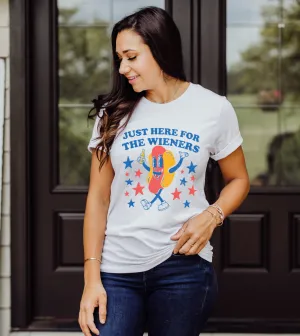 I'm Just Here For The Weiners (Vintage) © Unisex Top