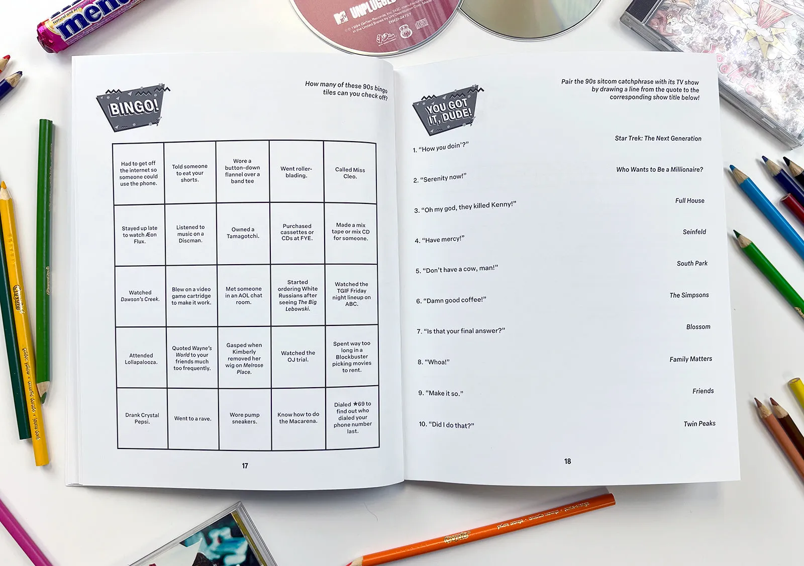 Imperfect Whatever! An Activity Book for 90s Kids