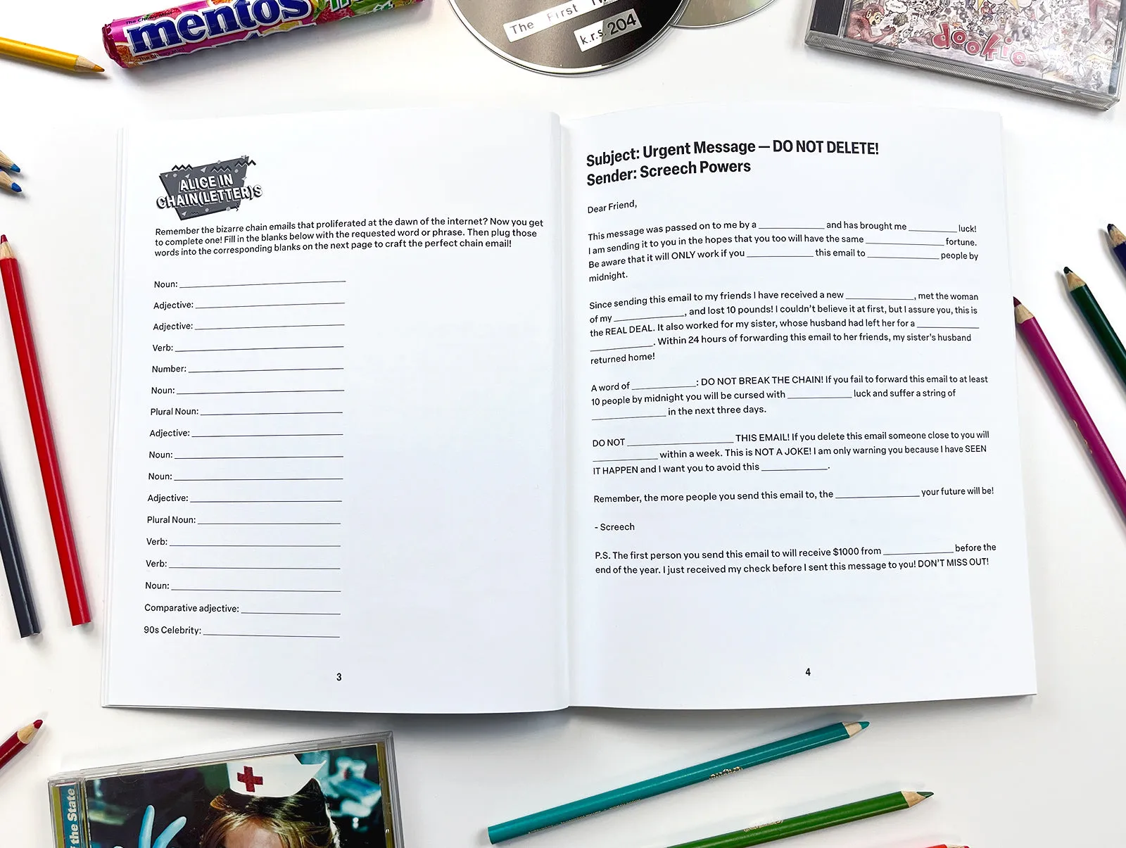 Imperfect Whatever! An Activity Book for 90s Kids