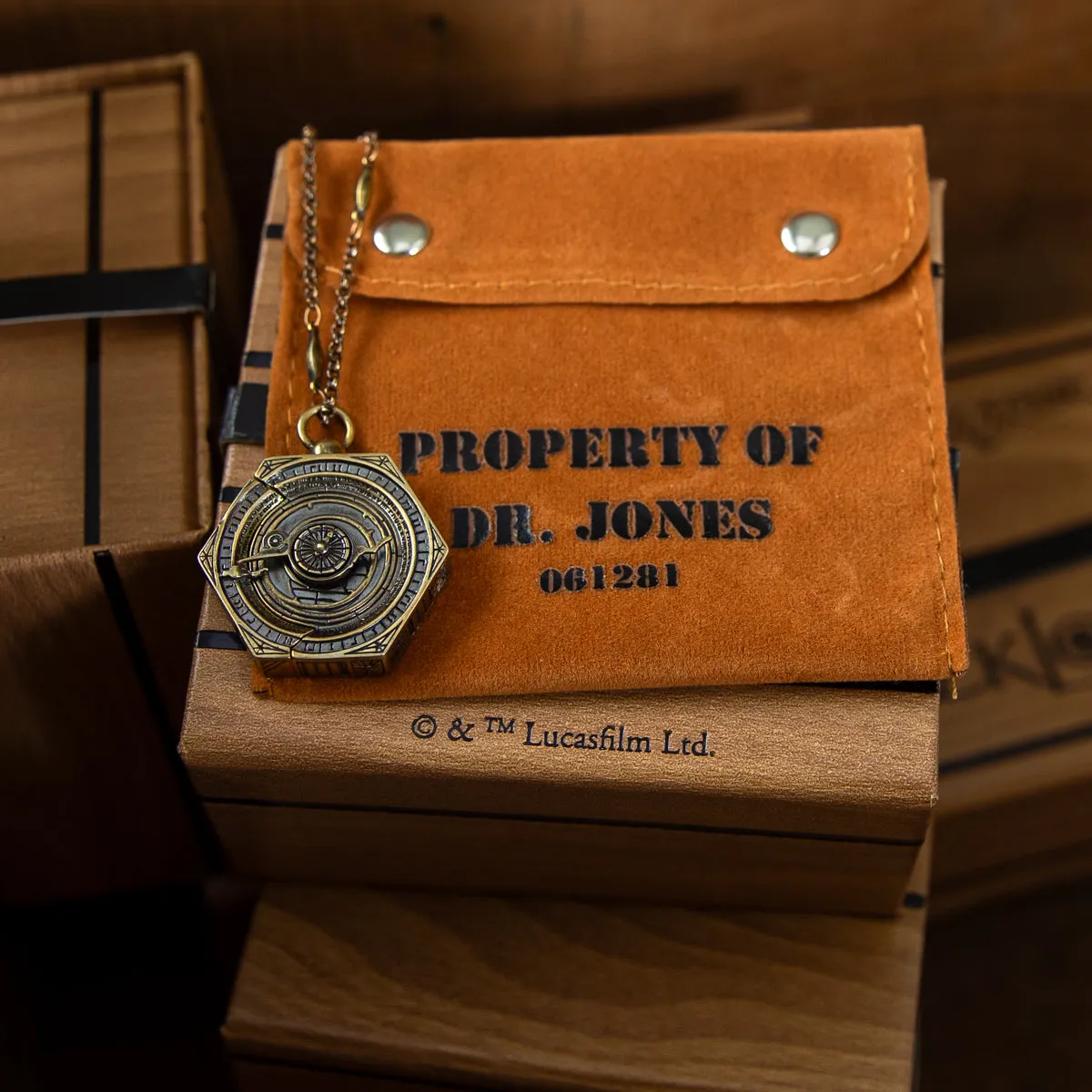Indiana Jones X RockLove INDIANA JONES AND THE DIAL OF DESTINY Dial of Destiny Necklace