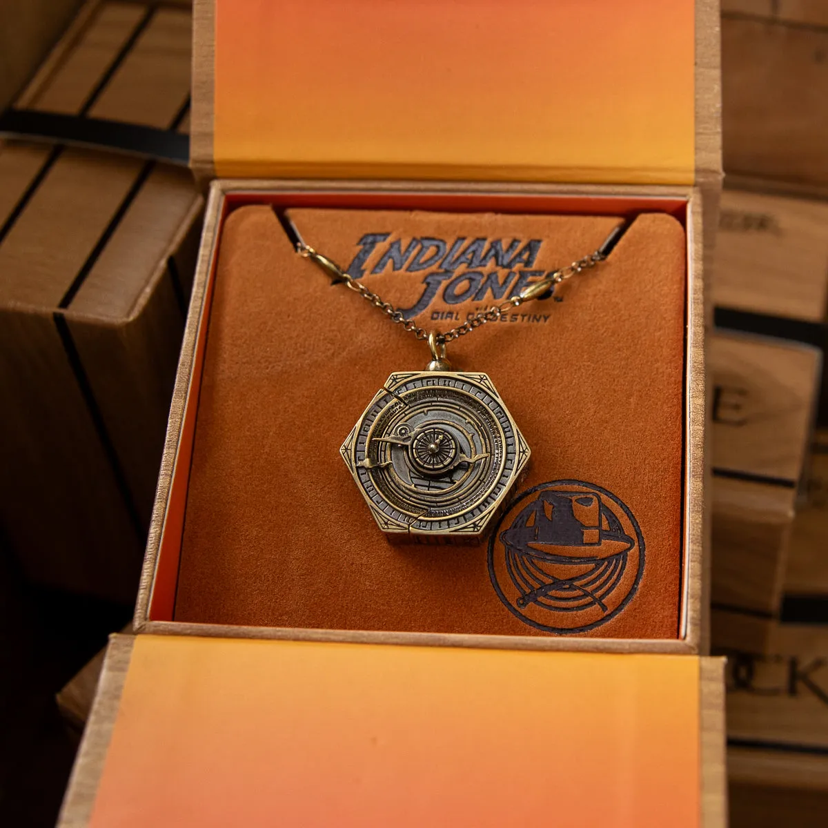 Indiana Jones X RockLove INDIANA JONES AND THE DIAL OF DESTINY Dial of Destiny Necklace
