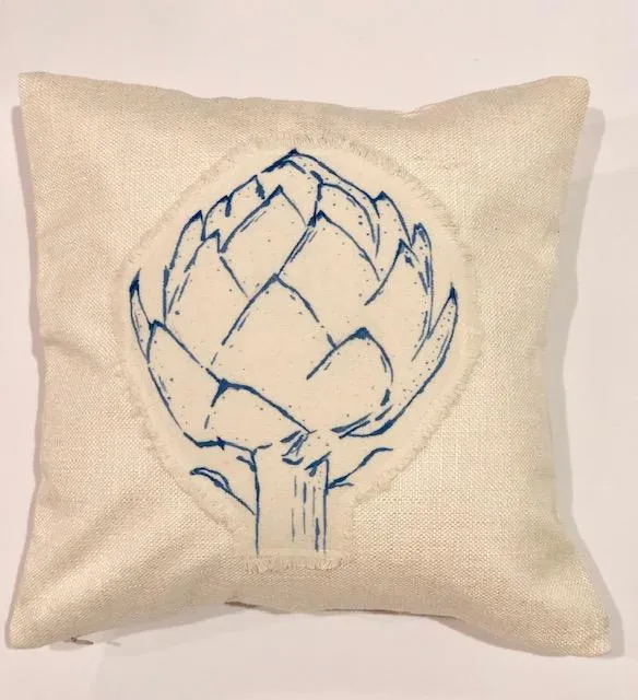 Indigo on White Shibori Throw Pillows