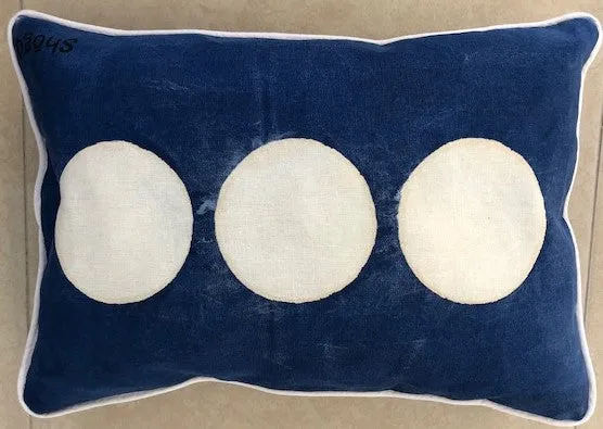 Indigo Shibori Katazome Throw Pillows