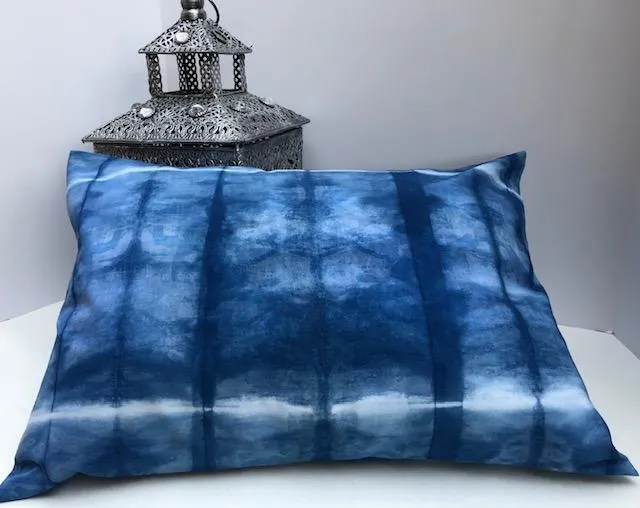 Indigo Shibori Throw Pillows
