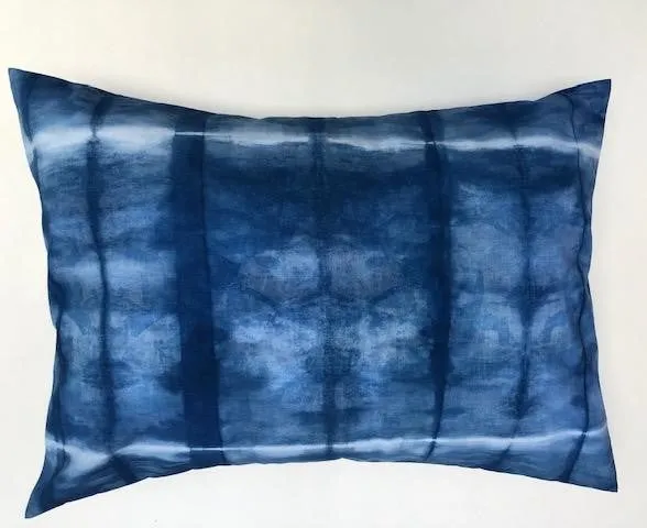 Indigo Shibori Throw Pillows
