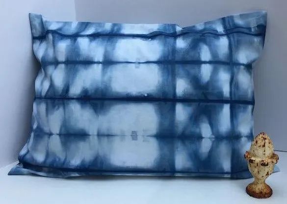 Indigo Shibori Throw Pillows