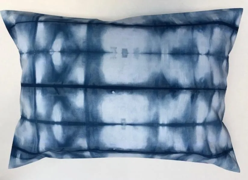 Indigo Shibori Throw Pillows