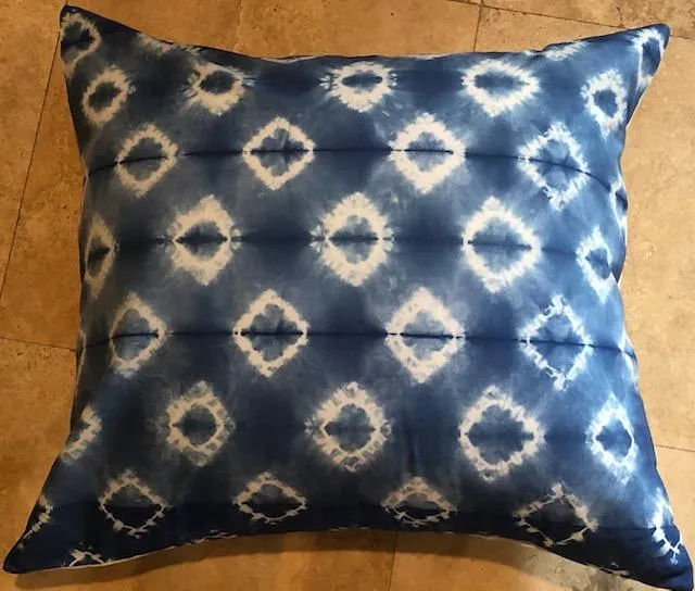 Indigo Shibori X-Large Throw Pillows