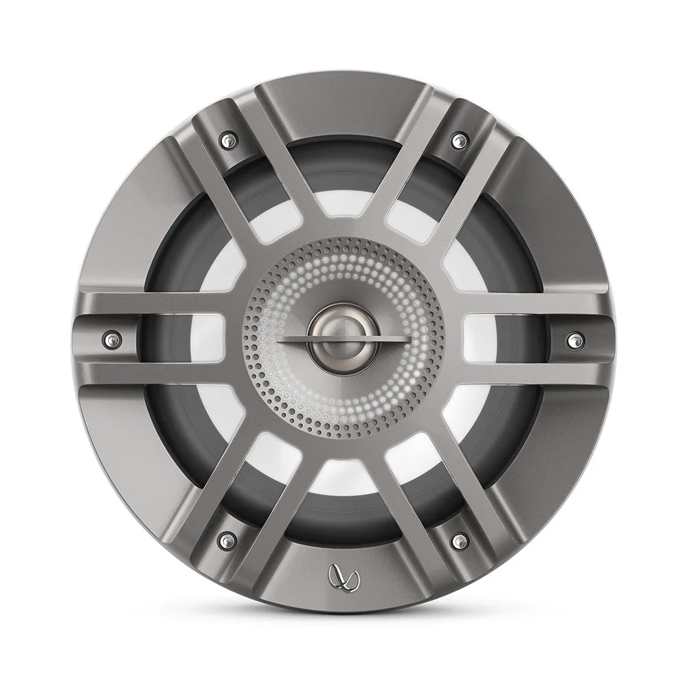 Infinity 6.5" Marine RGB Kappa Series Speakers - Titanium/Gunmetal