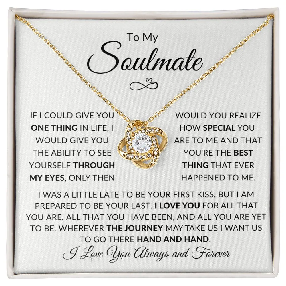 Infinity Necklace Represents Endless Love