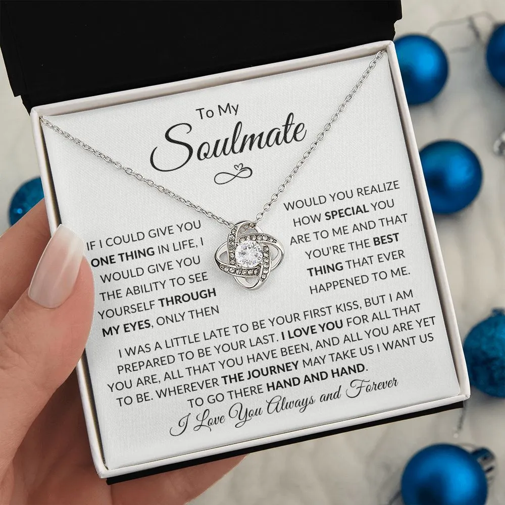Infinity Necklace Represents Endless Love