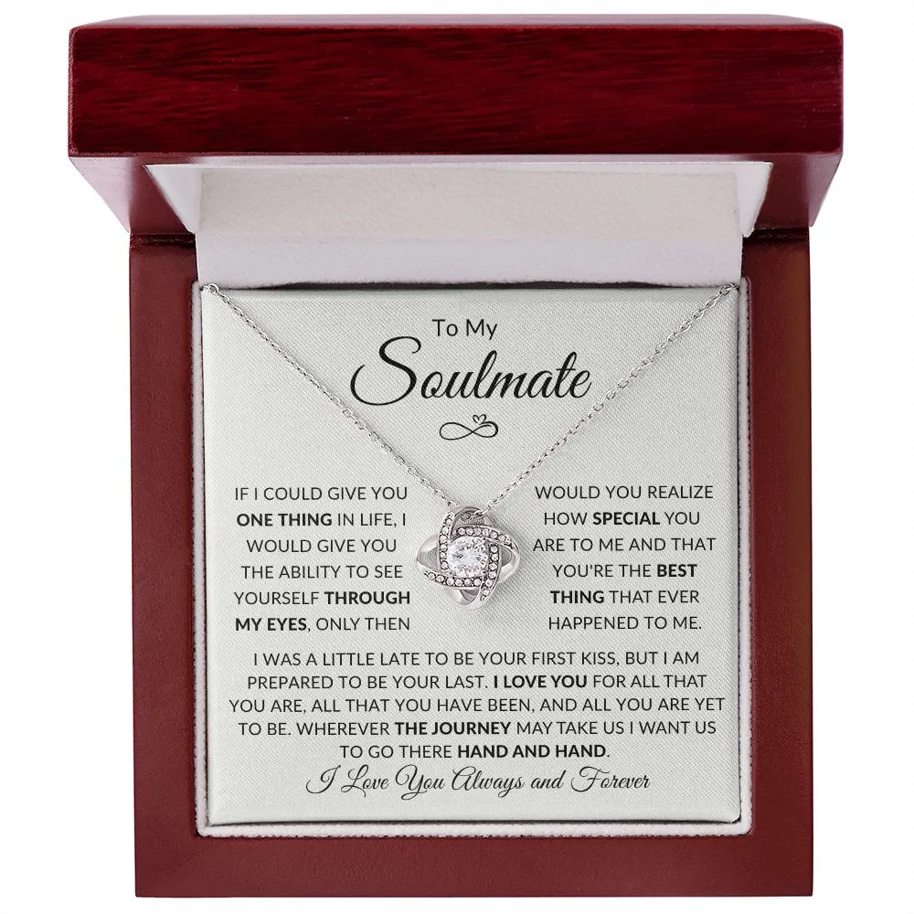 Infinity Necklace Represents Endless Love