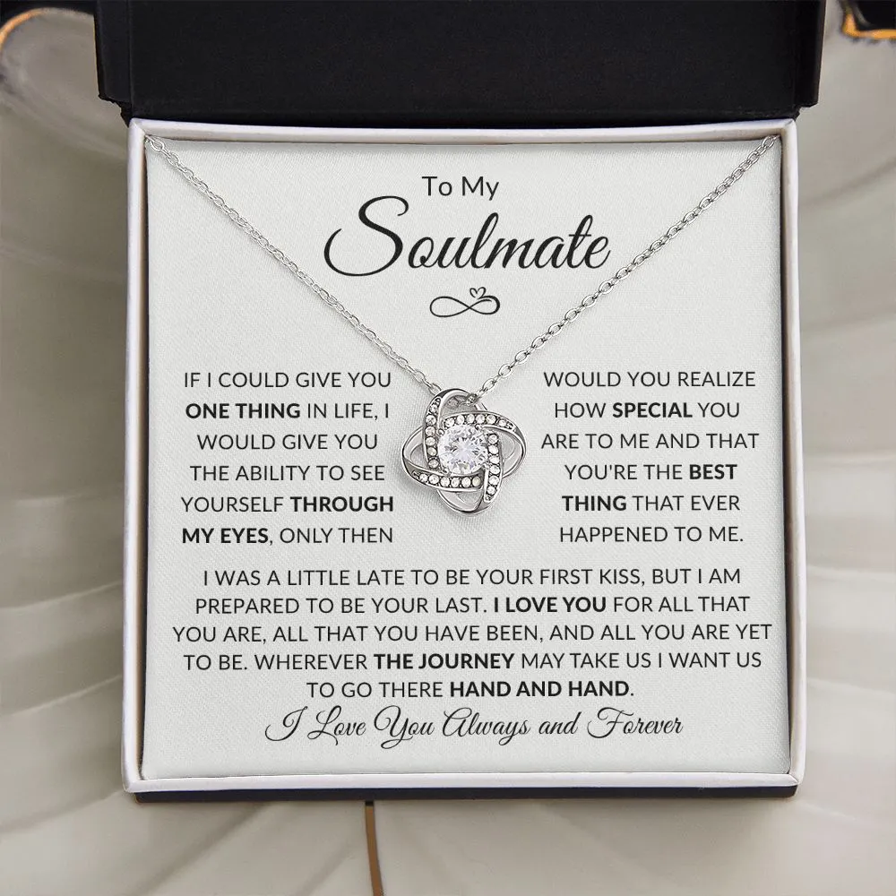 Infinity Necklace Represents Endless Love