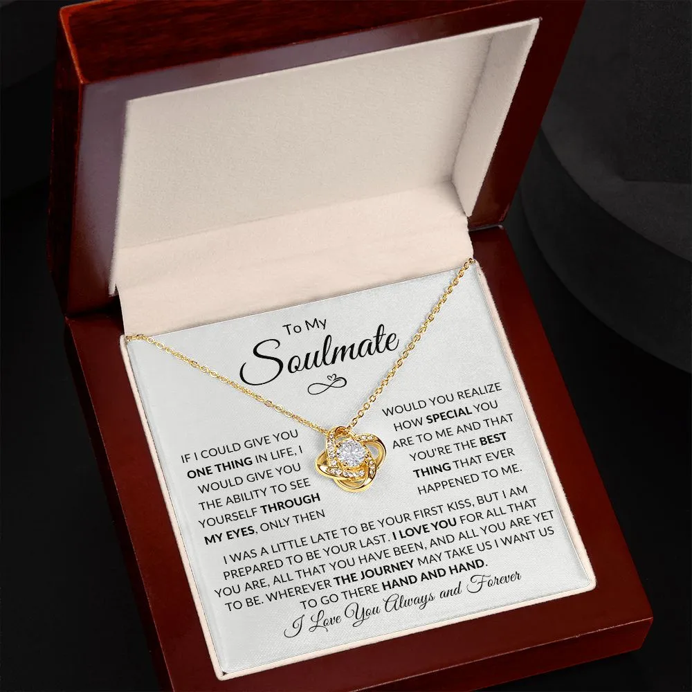 Infinity Necklace Represents Endless Love