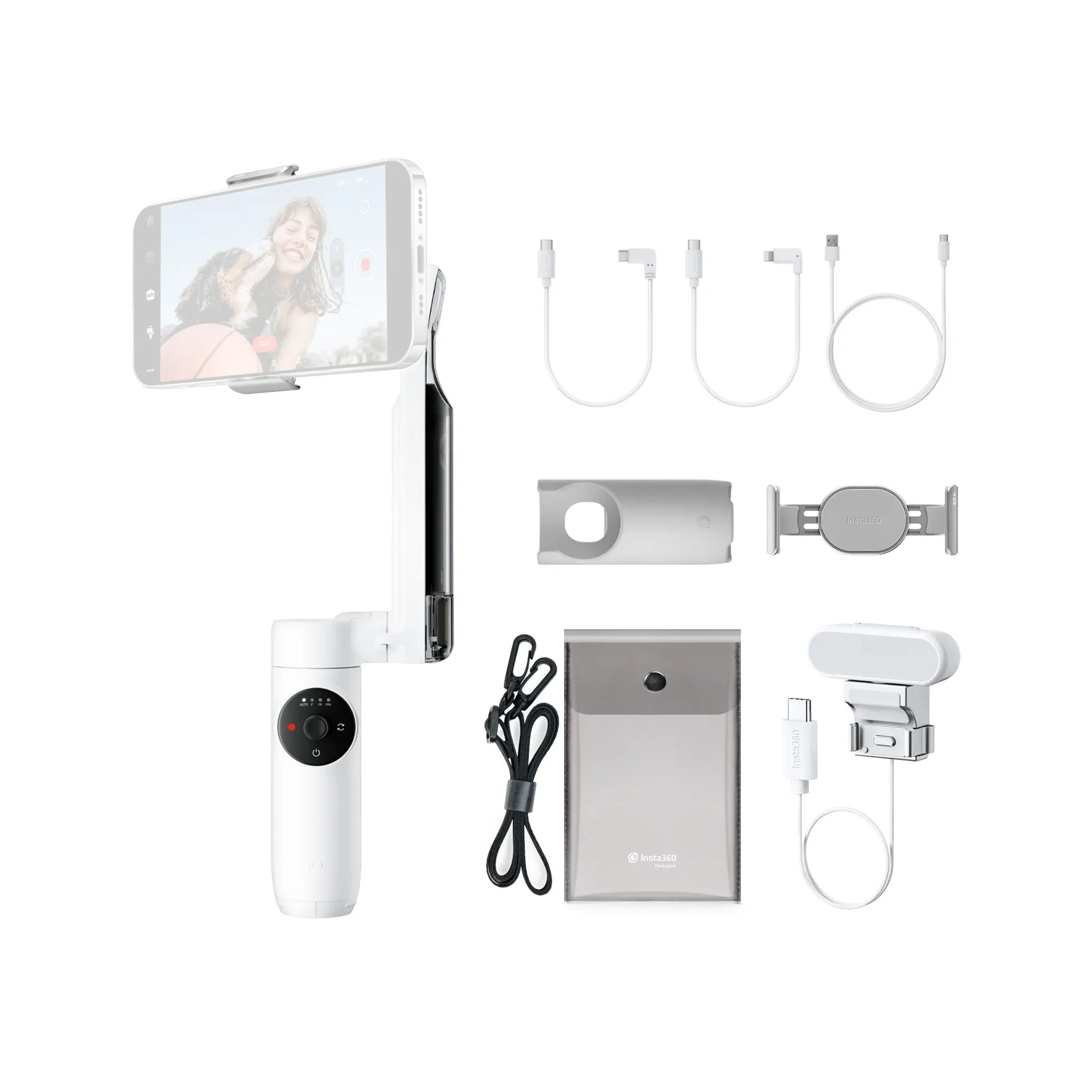 Insta360 Flow Creator Kit, White