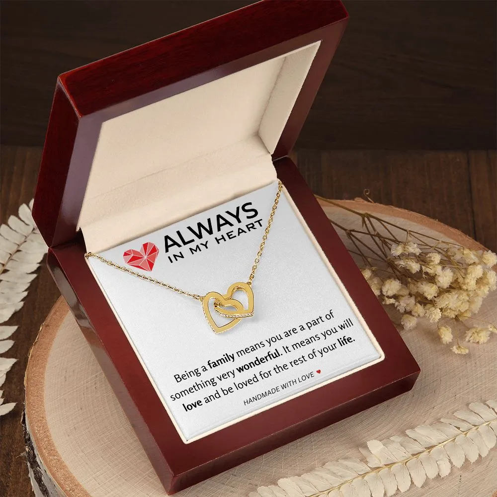 Interlocking Hearts Necklace