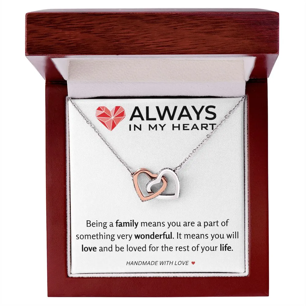 Interlocking Hearts Necklace