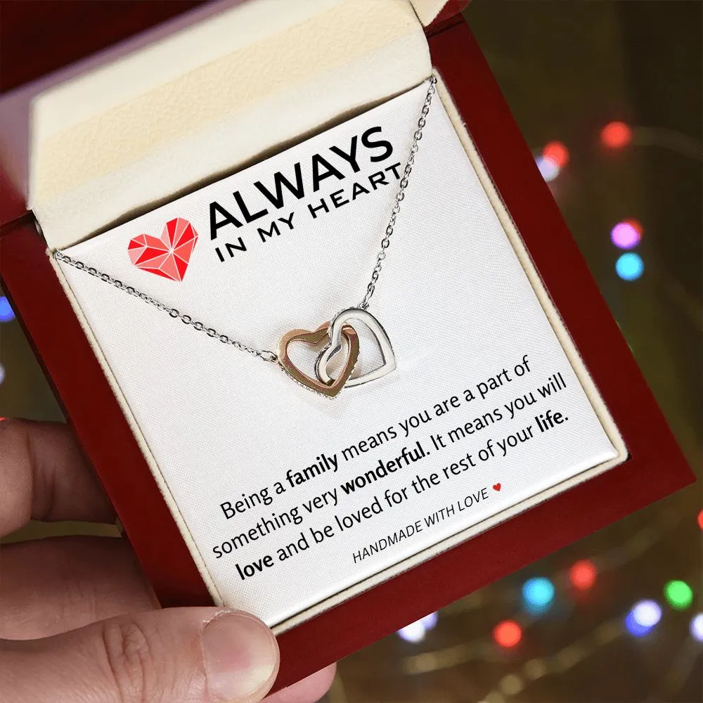 Interlocking Hearts Necklace