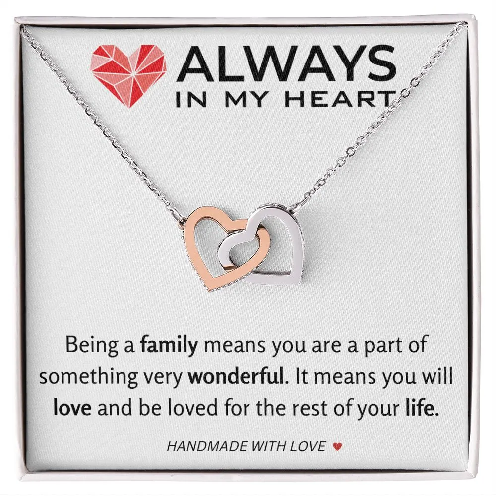 Interlocking Hearts Necklace