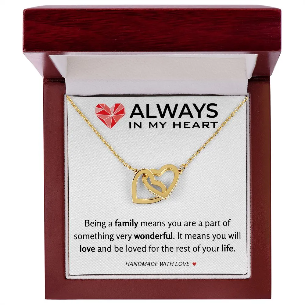 Interlocking Hearts Necklace