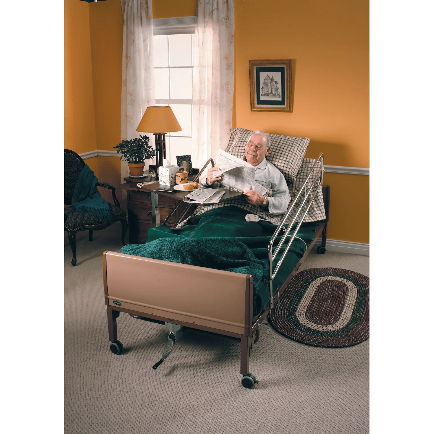 Invacare Full Electric Homecare Bed (5410IVC, 5410LOW)