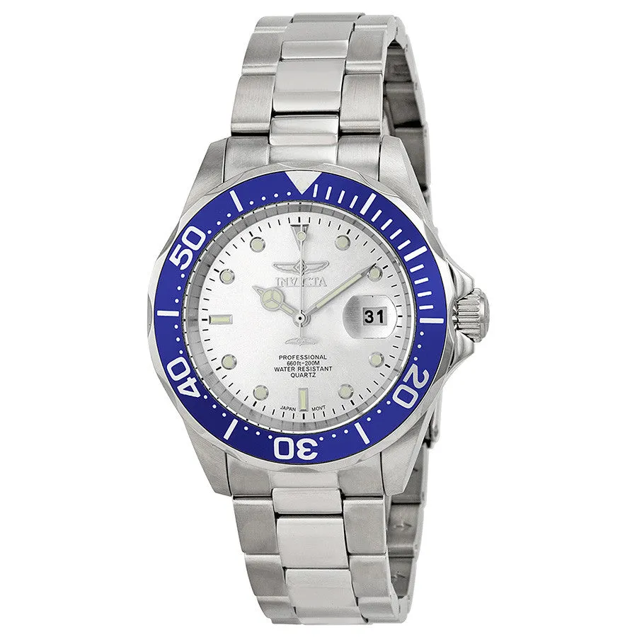Invicta Men's 14123 Pro Diver Stainless Steel & Silver Dial Watch