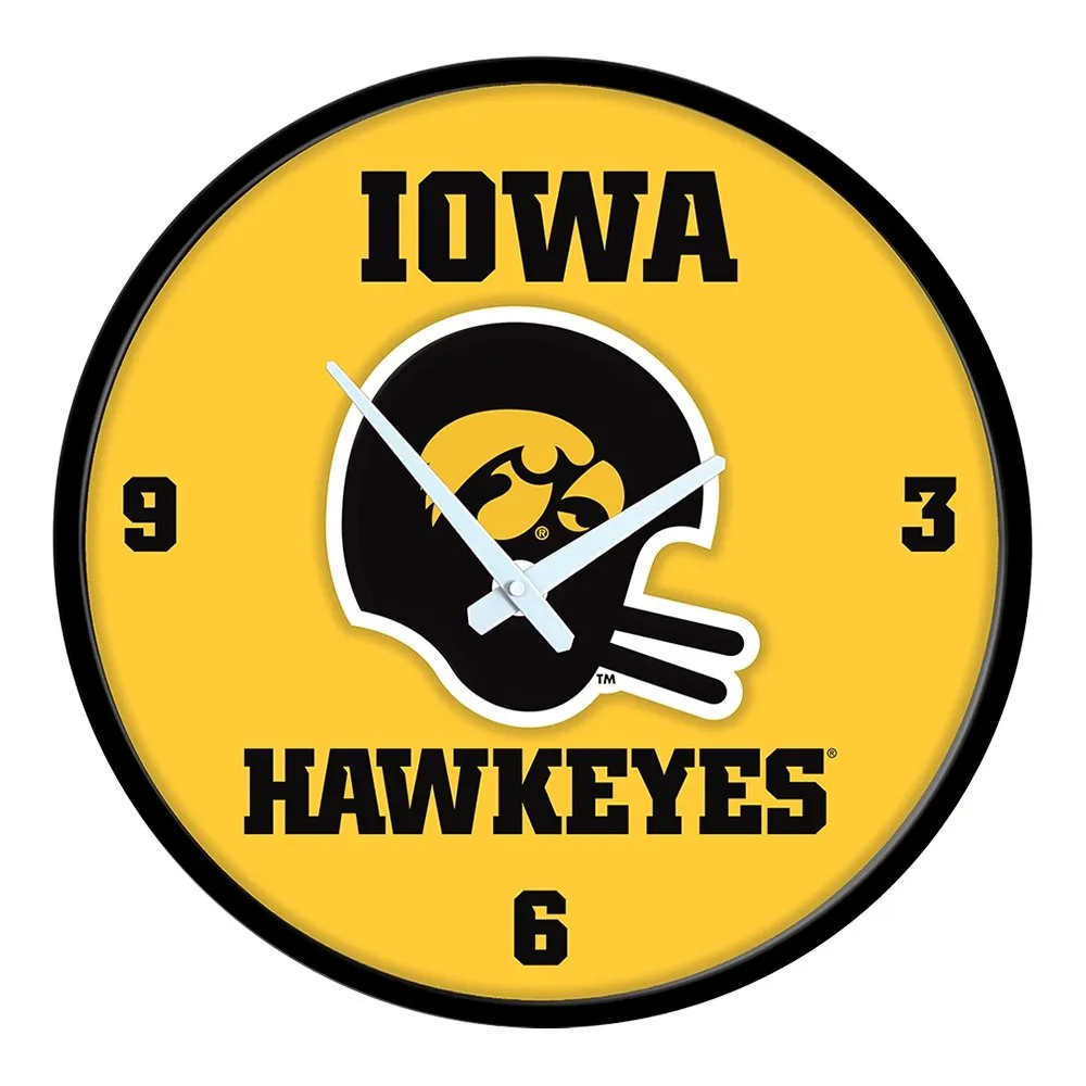 Iowa Hawkeyes: Vintage - Modern Disc Wall Clock