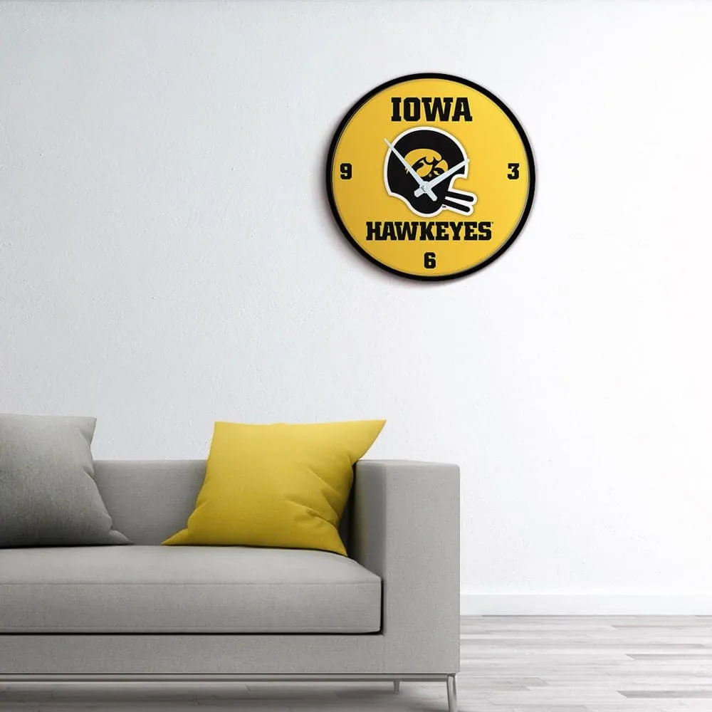 Iowa Hawkeyes: Vintage - Modern Disc Wall Clock