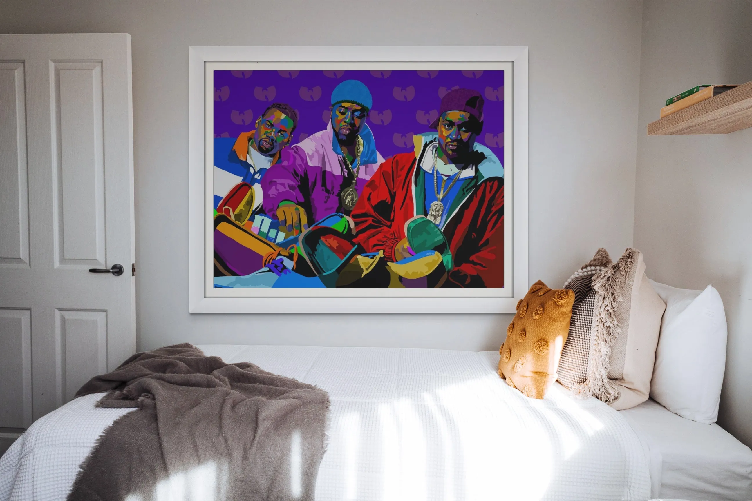 Ironman - Ghostface Killah Cappadonna Raekwon portrait art - Limited Edition Giclee Art Prints - Vakseen Art
