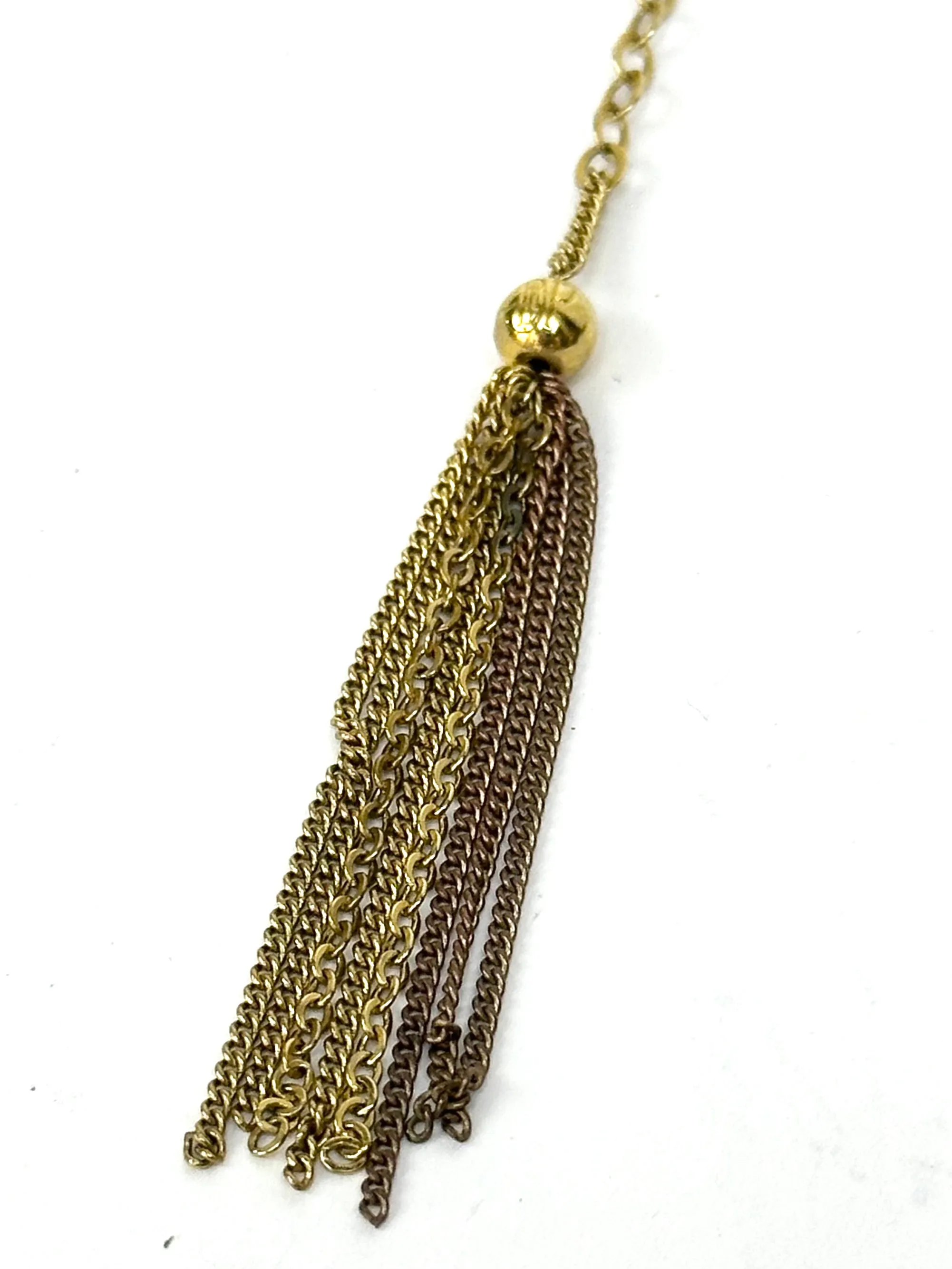 Italian Chain Beaded Necklace