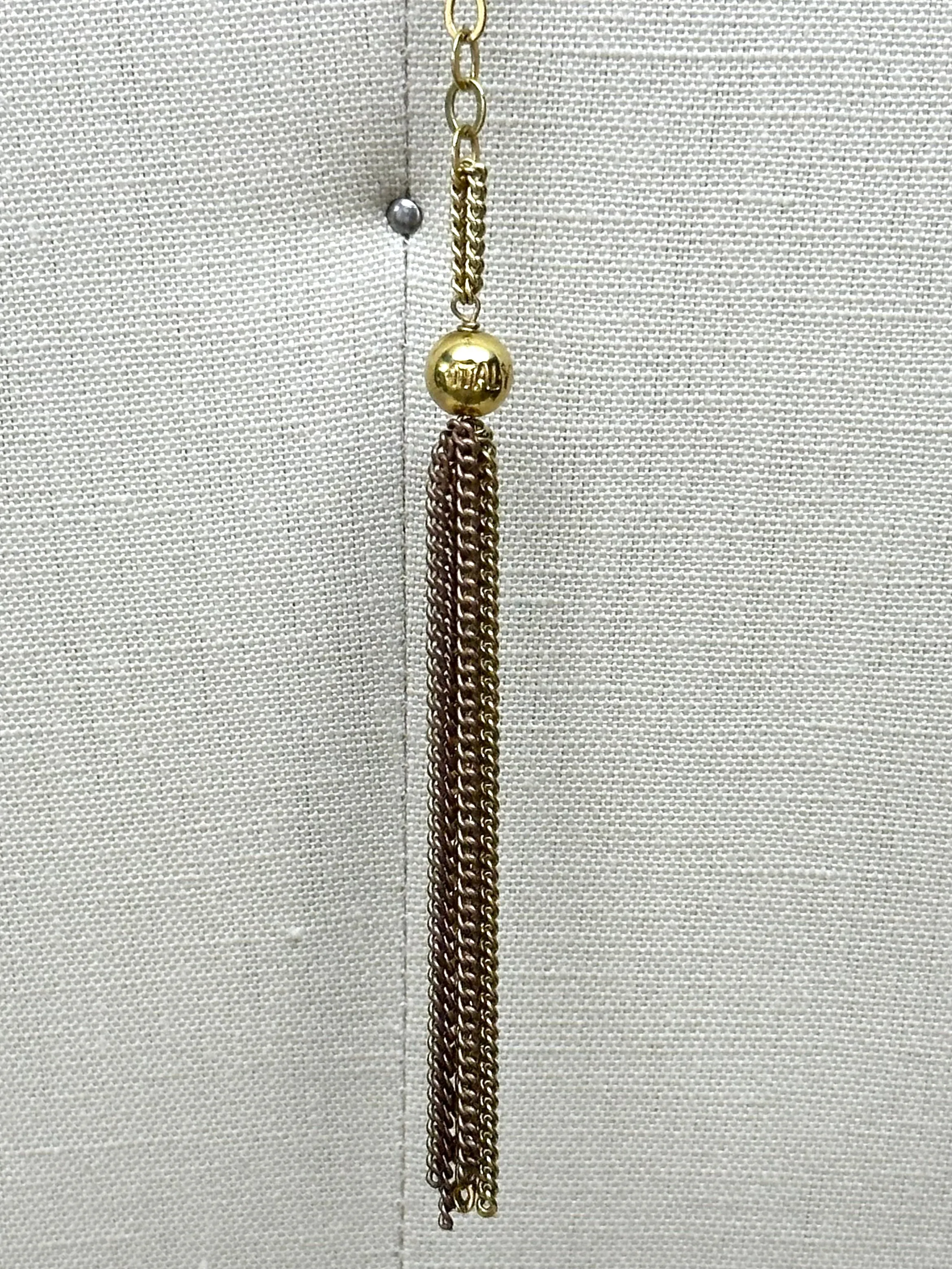 Italian Chain Beaded Necklace