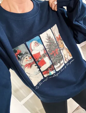 It's The Most Wonderful Time Of The Year (Vintage) Unisex Crewneck Sweatshirt