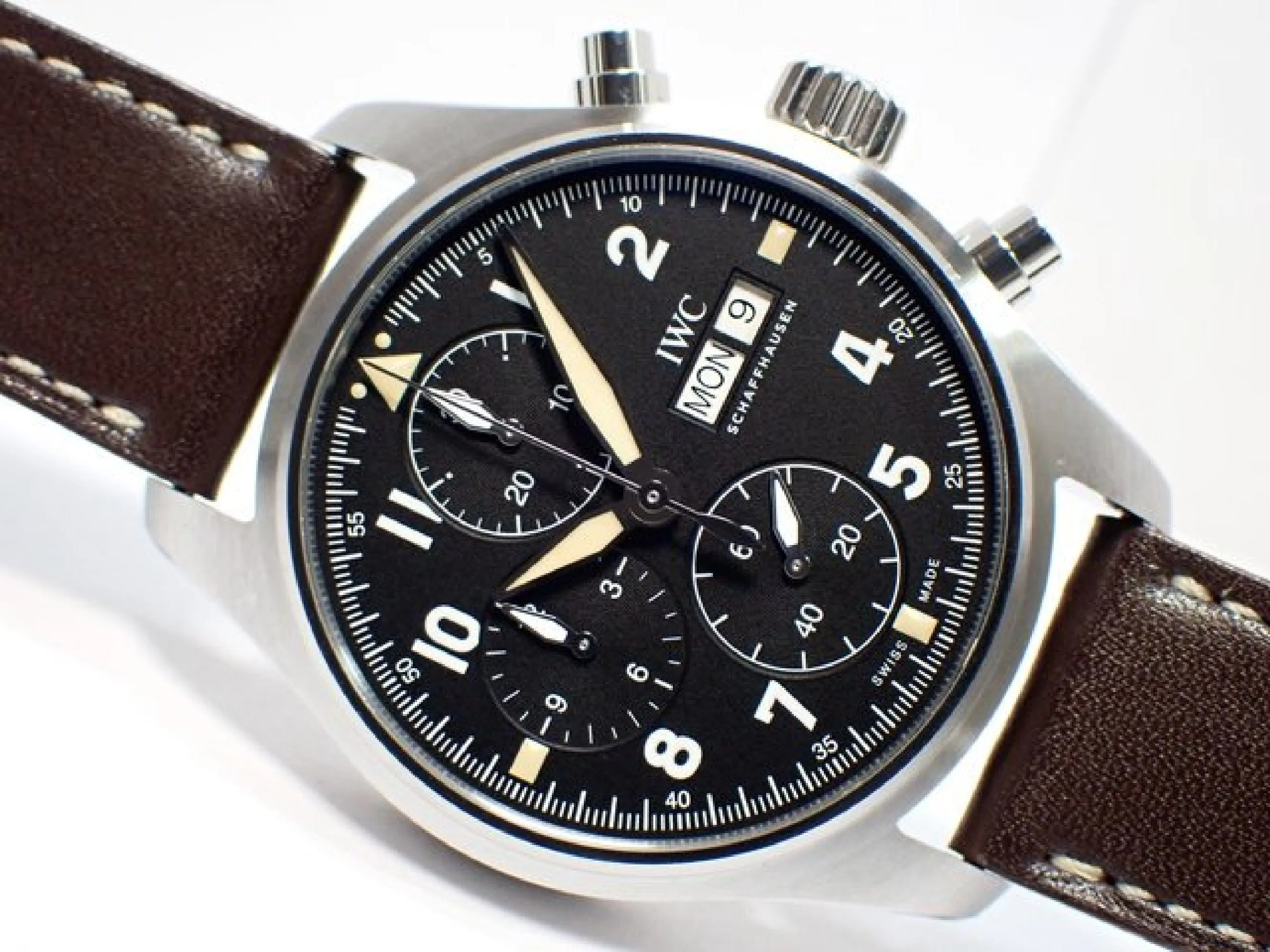 IWC Pilot's watch Chrono Spitfire IW387901 '19 Mens 184053602