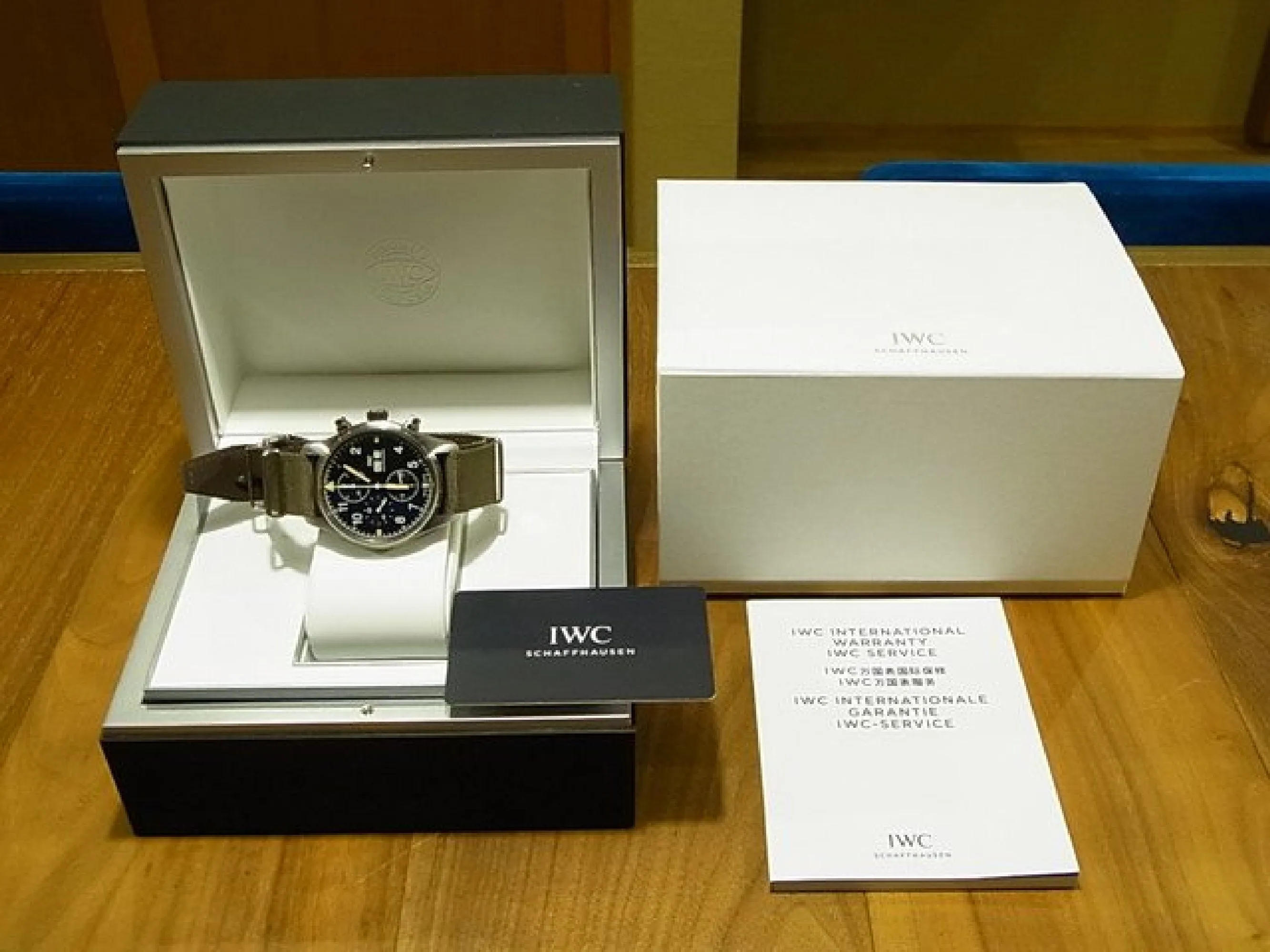 IWC Pilot's watch Chronograph IW377724 Genuine goods Mens 167655086