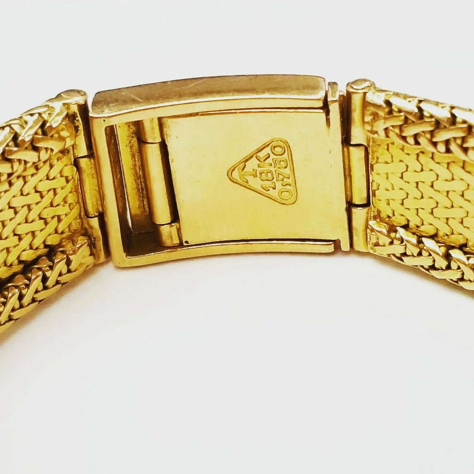 Jaeger- LeCoultre Ladies Watch Vintage Estate 18k Yellow Gold Swiss Movement