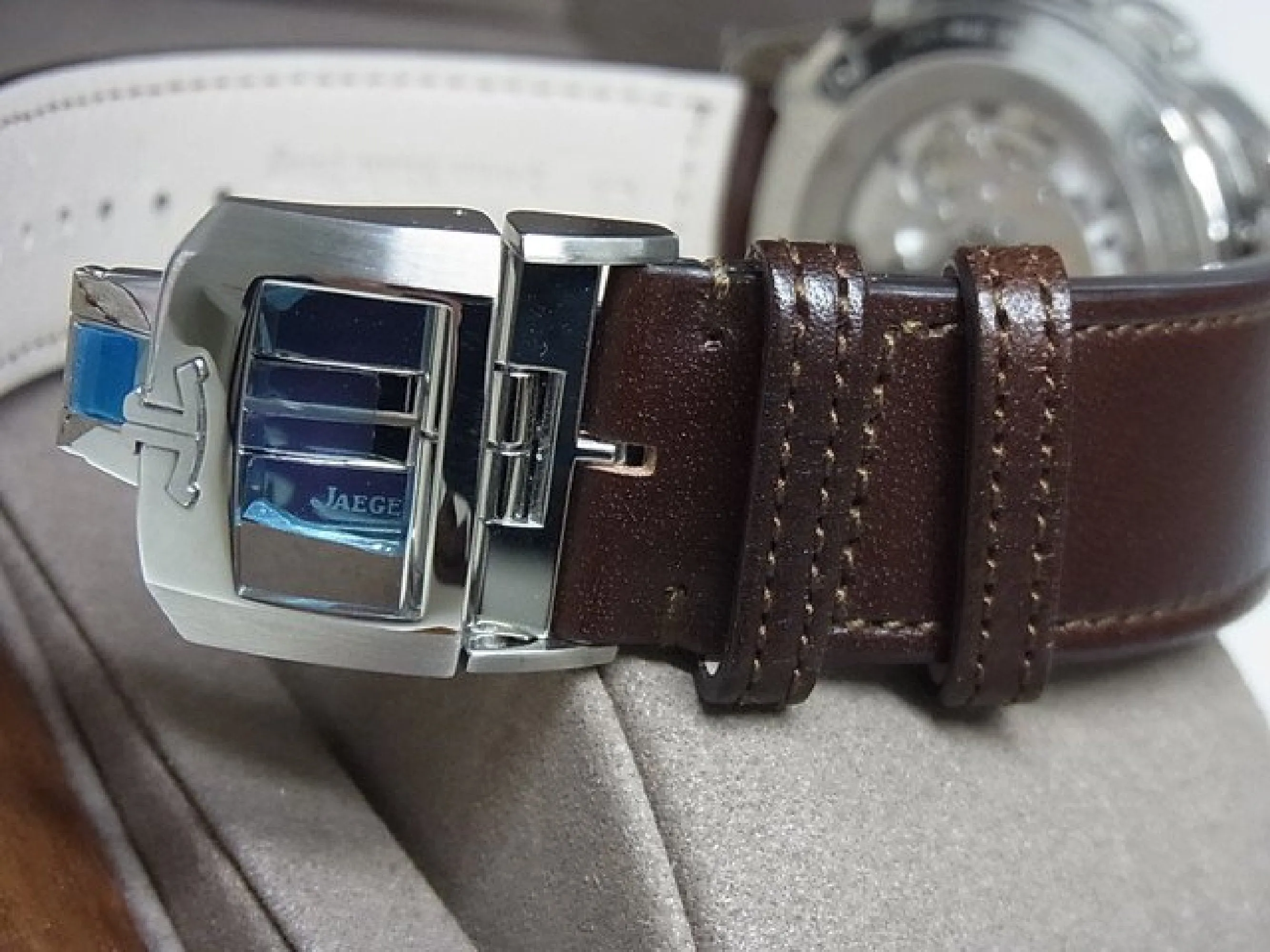 JAEGER LECOULTRE Polaris Chronograph blue Dial Q9028480 Mens 177646622