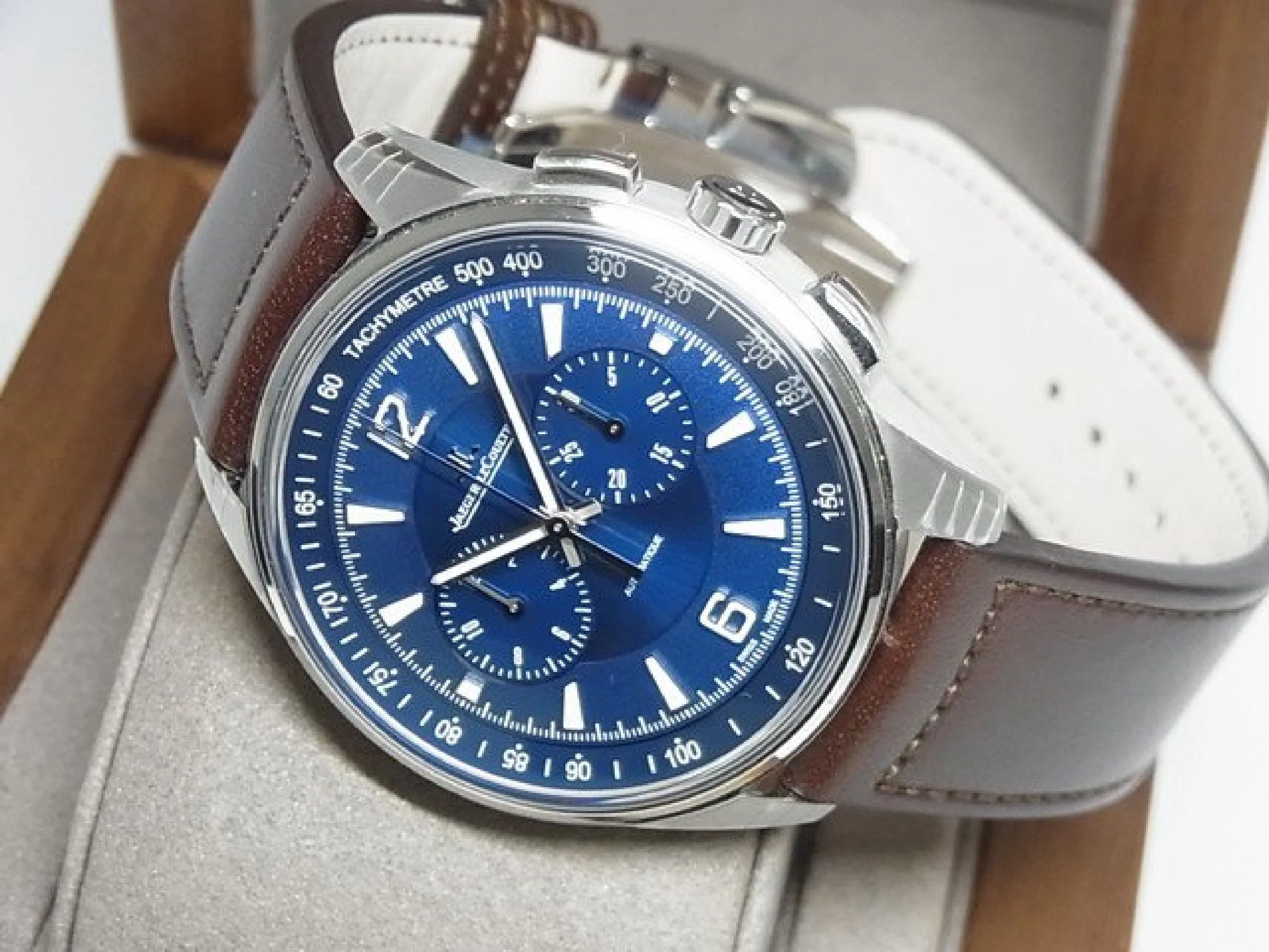 JAEGER LECOULTRE Polaris Chronograph blue Dial Q9028480 Mens 177646622