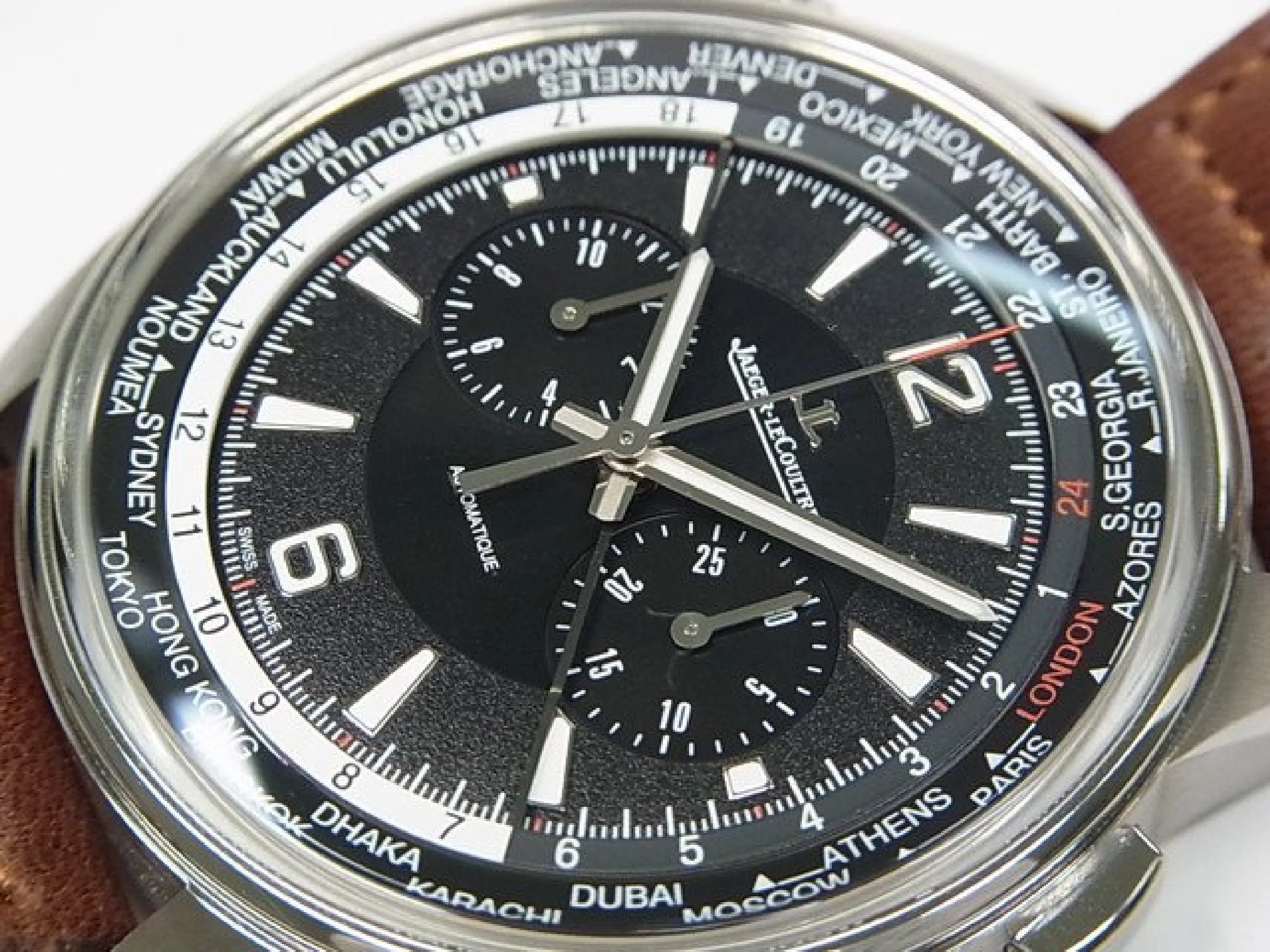JAEGER LECOULTRE Polaris Chronograph WT Q905T471 Genuine goods Mens 182698326