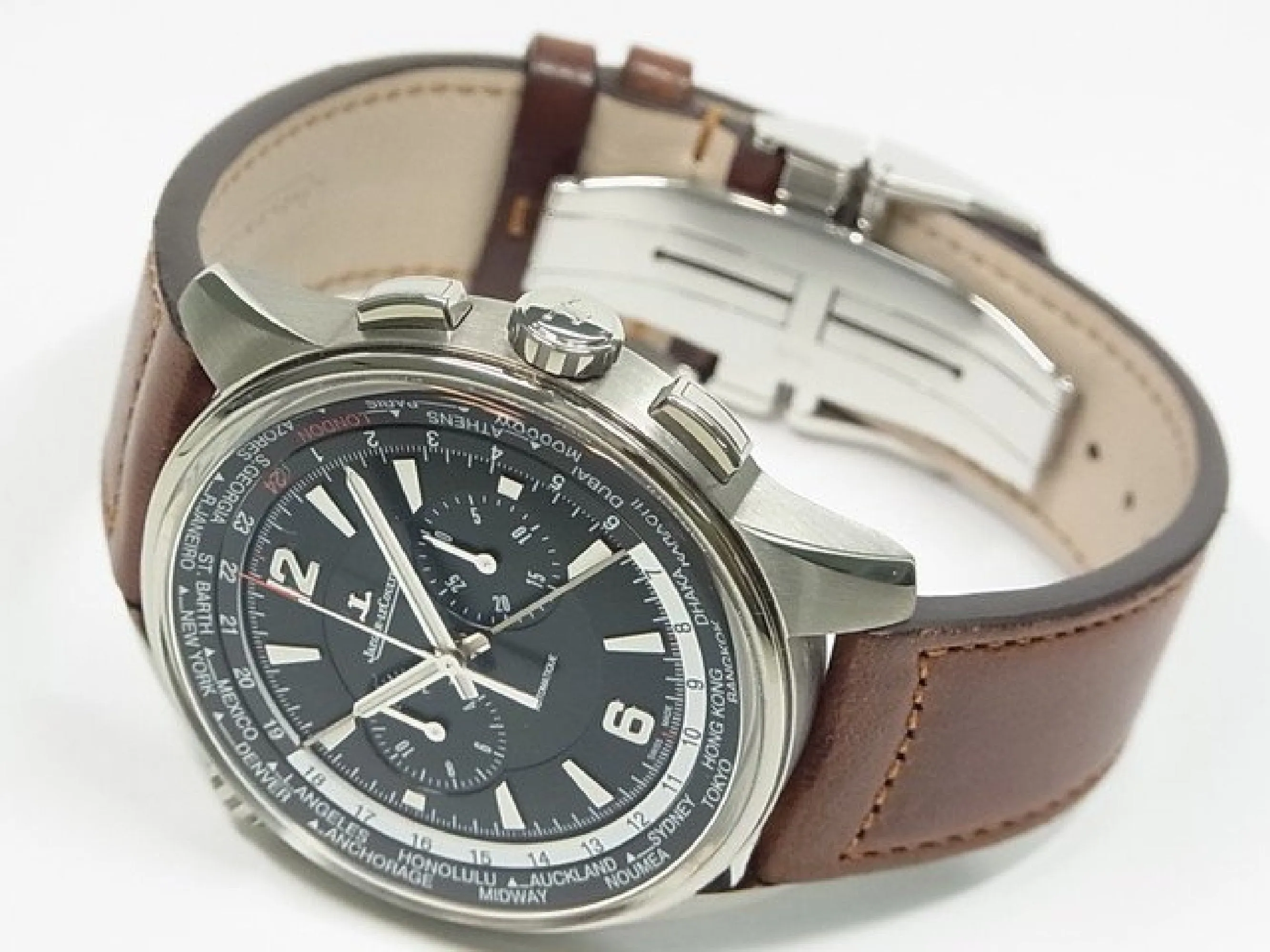 JAEGER LECOULTRE Polaris Chronograph WT Q905T471 Genuine goods Mens 182698326