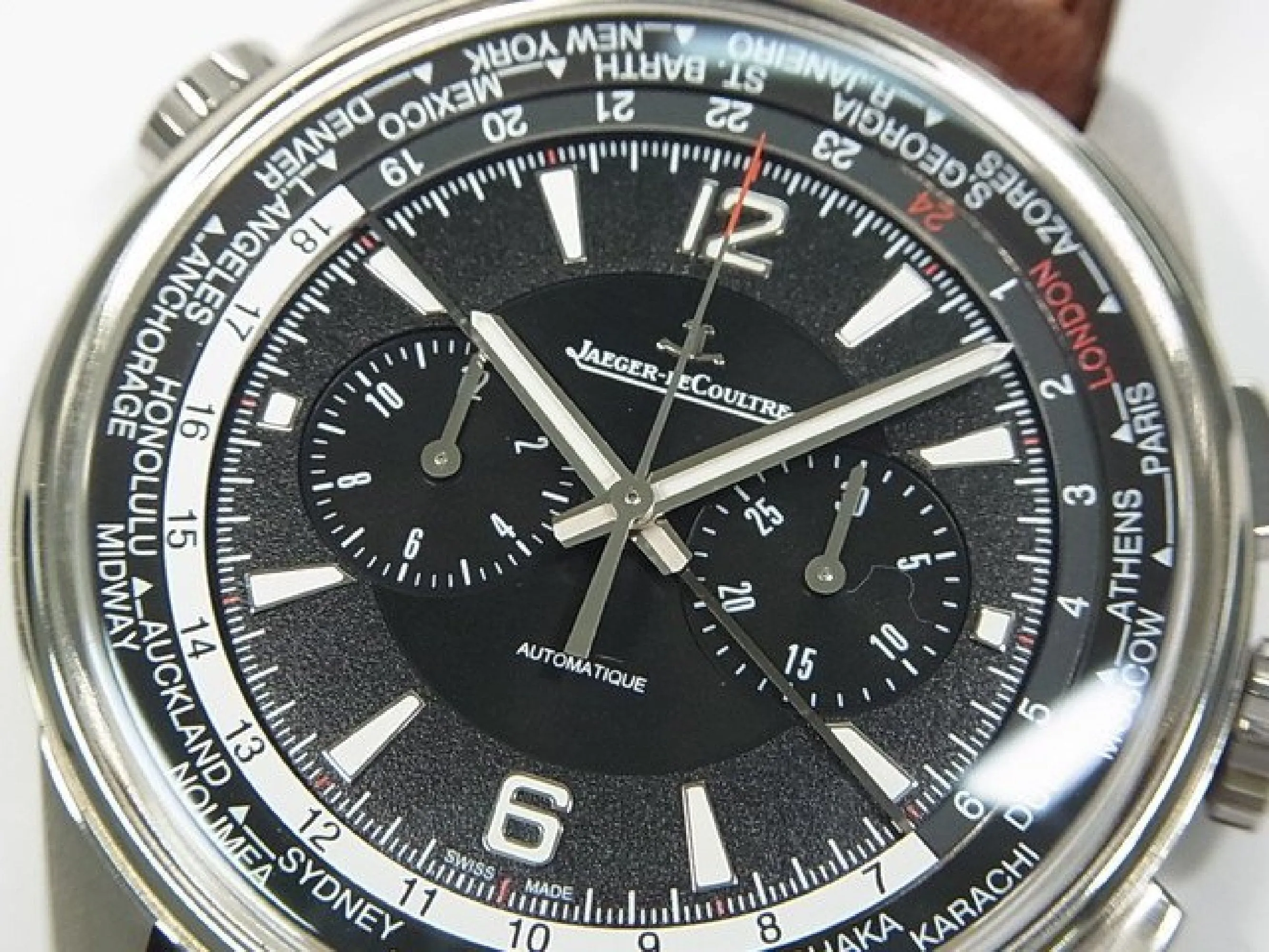 JAEGER LECOULTRE Polaris Chronograph WT Q905T471 Genuine goods Mens 182698326
