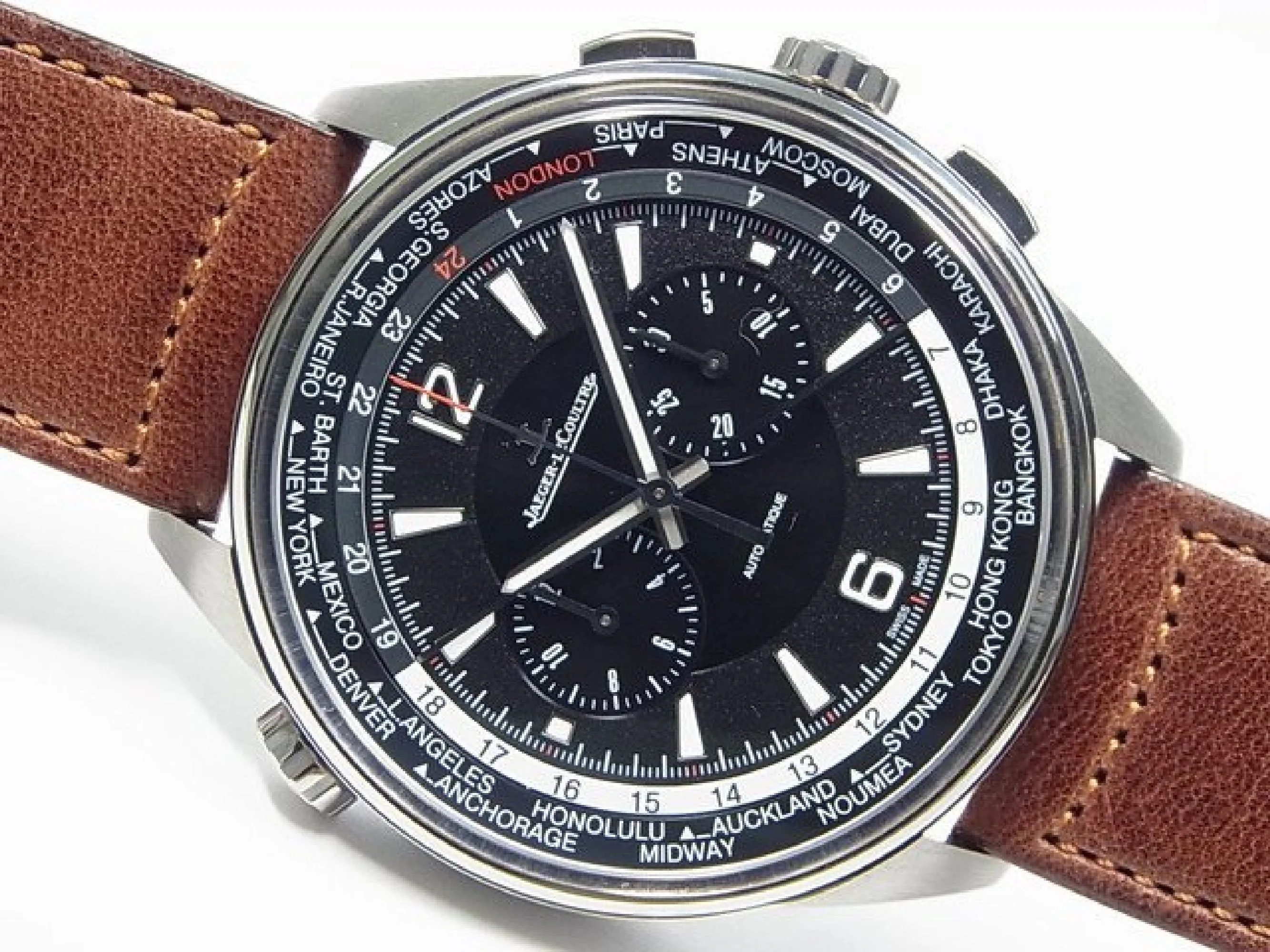JAEGER LECOULTRE Polaris Chronograph WT Q905T471 Genuine goods Mens 182698326