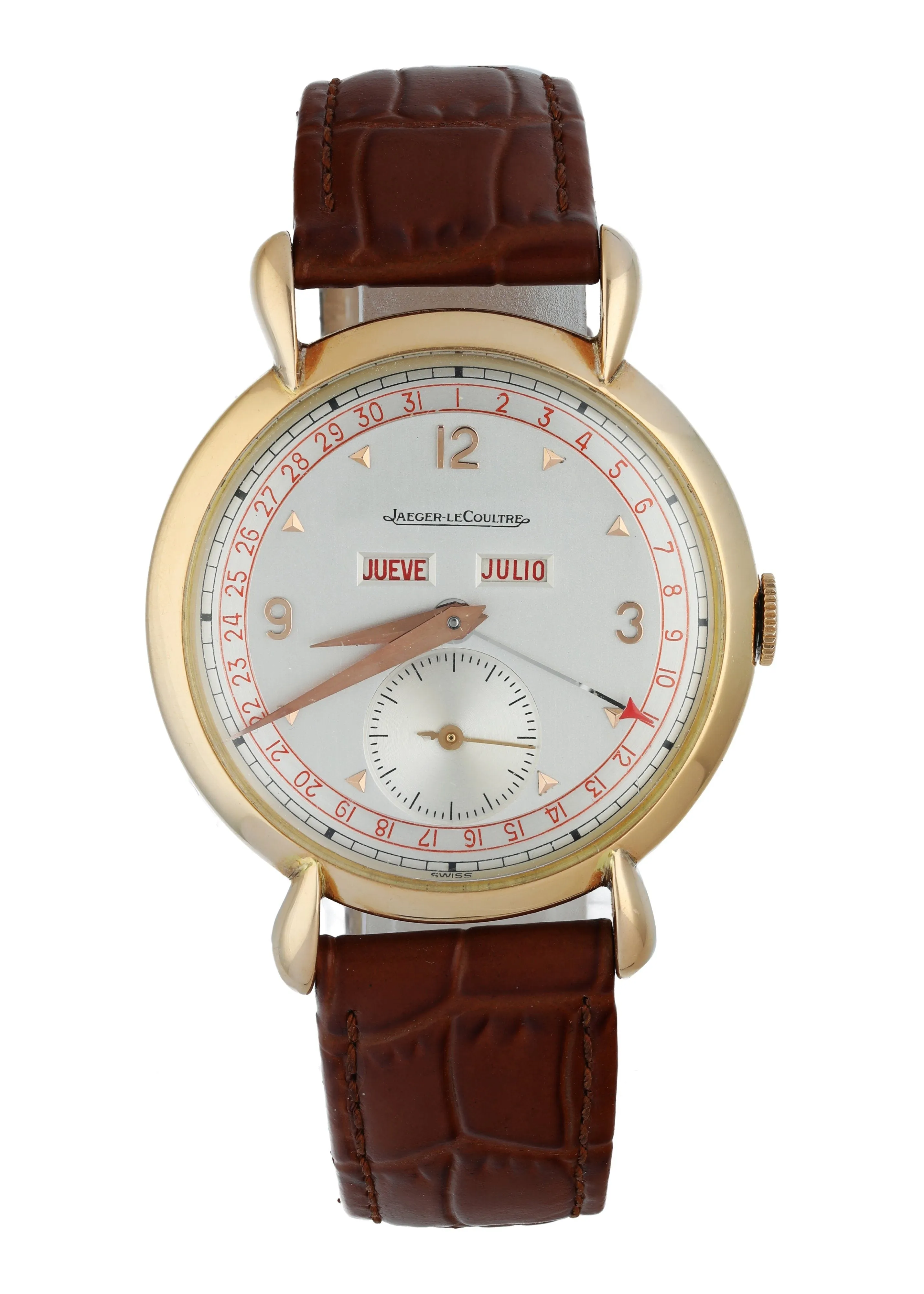 Jaeger LeCoultre Triple Date Calendar Men's Watch