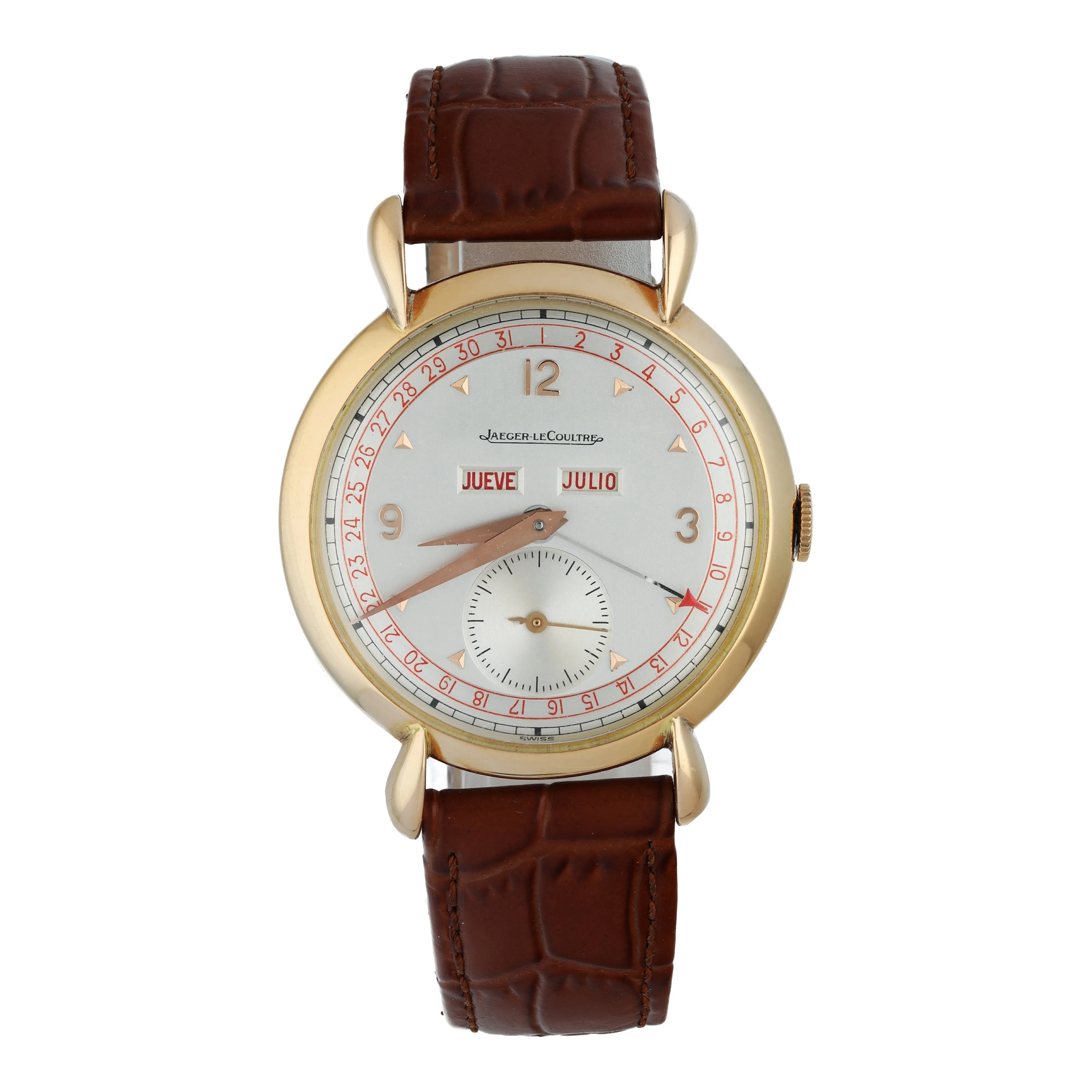 Jaeger LeCoultre Triple Date Calendar Men's Watch