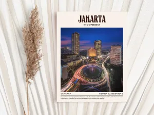 Jakarta Vintage Wall Art, Indonesia