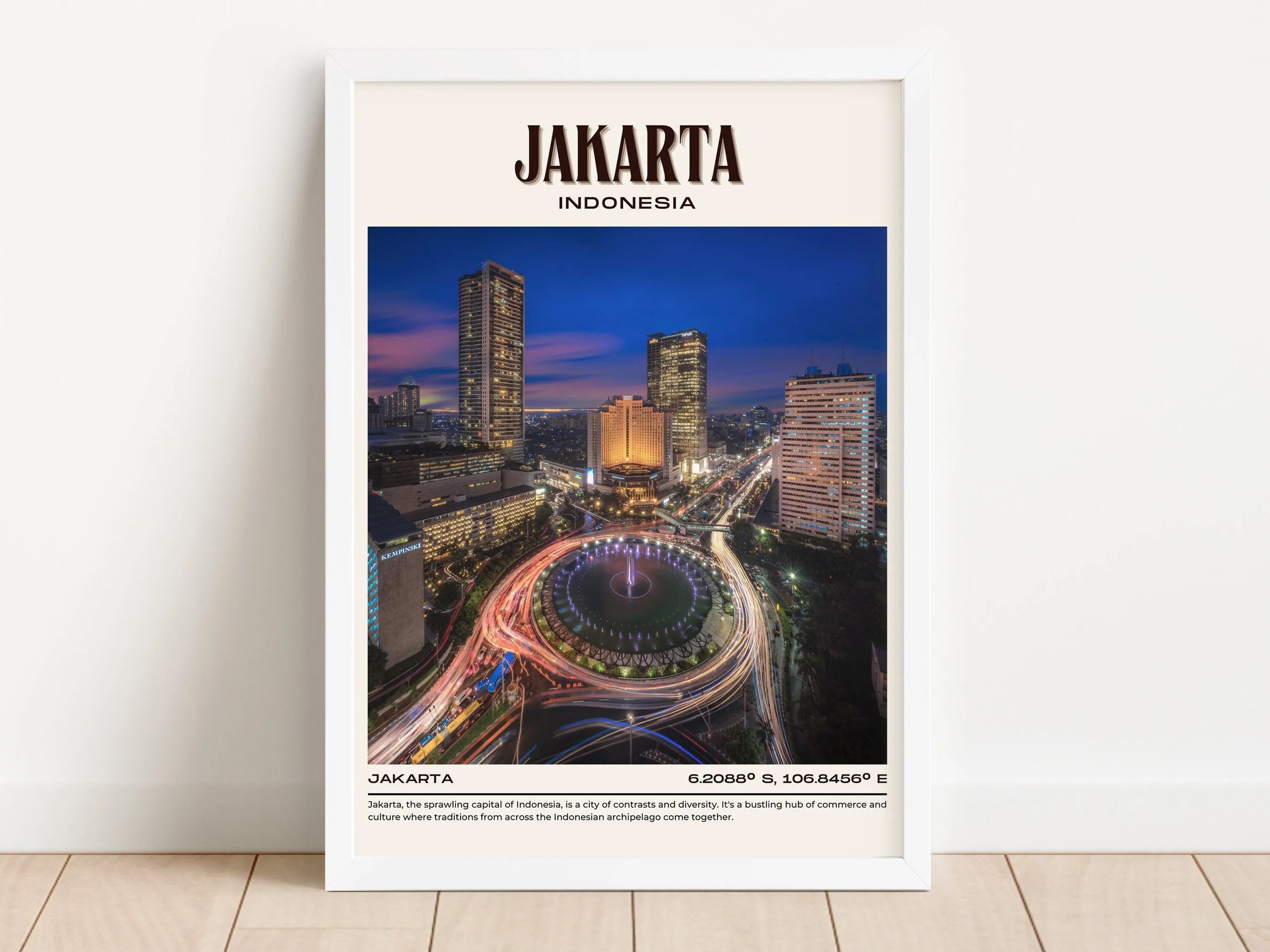 Jakarta Vintage Wall Art, Indonesia