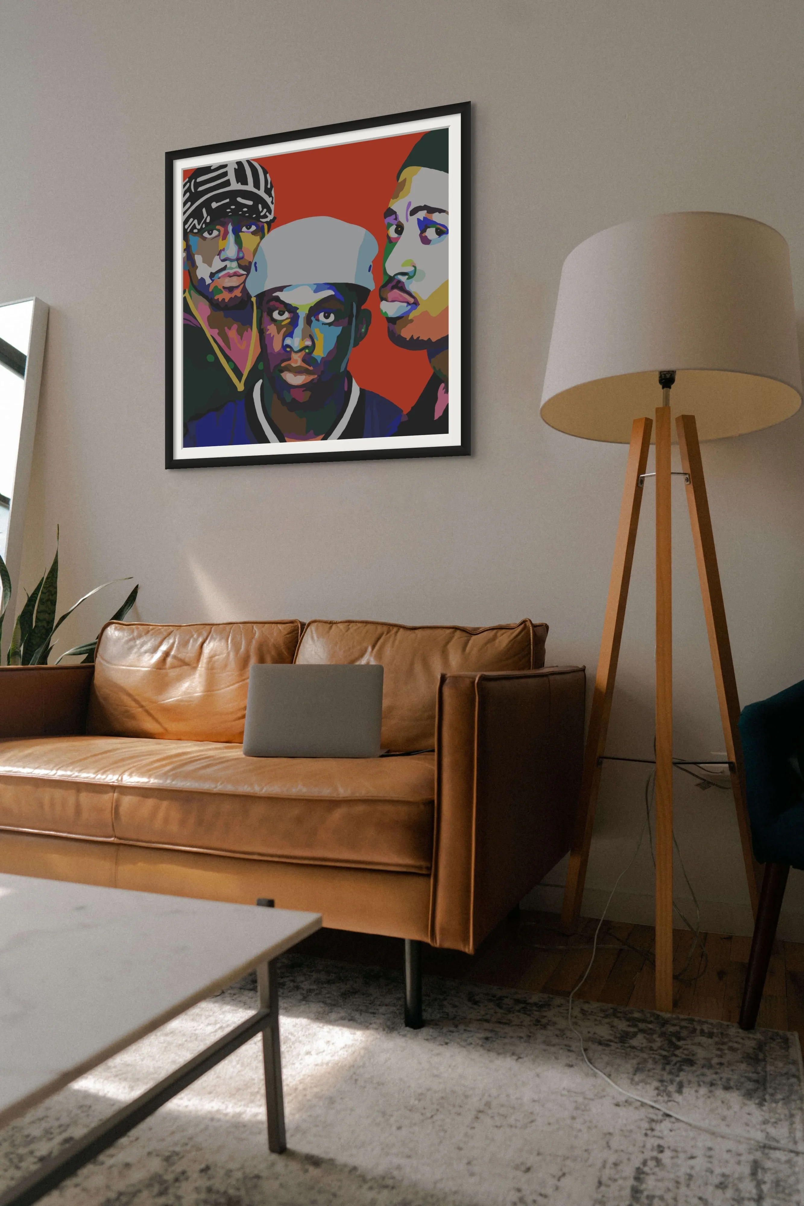 Jazz - A Tribe Called Quest portrait art - Limited Edition Giclee Art Print - Vakseen Art