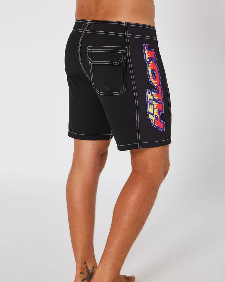 Jetpilot Colour Vision Mens Boardshort - Black