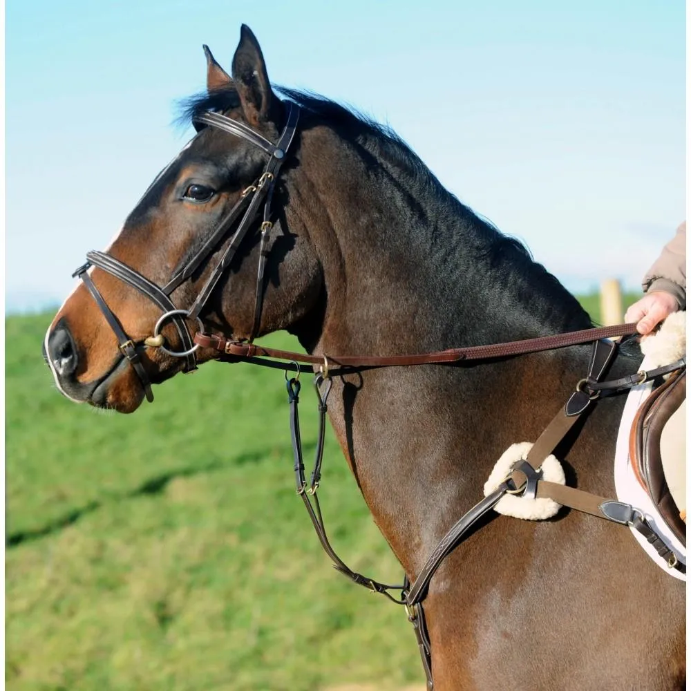 John Whitaker Valencia Premium 5-Point Sheepskin Breastplate