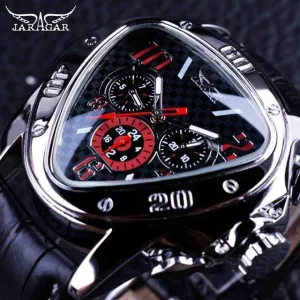 Jollynova - Automatic Racing Design Geometric Triangle Pilot Mechanical Watch